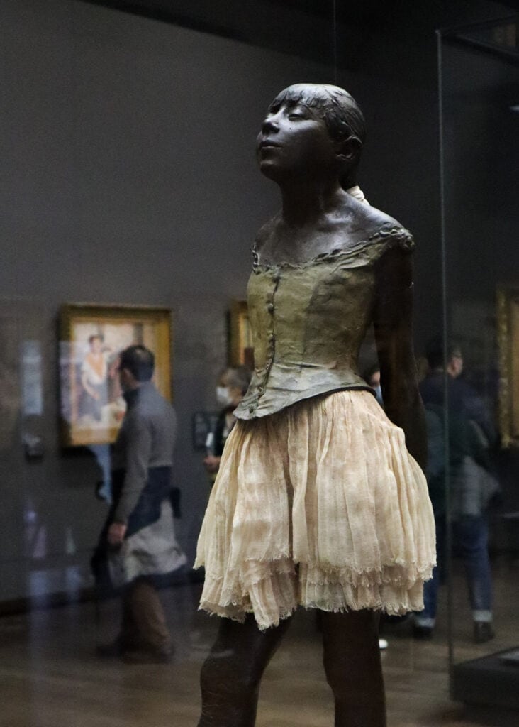 Edgar Degas sculpture Little Dancer at Musée d'Orsay