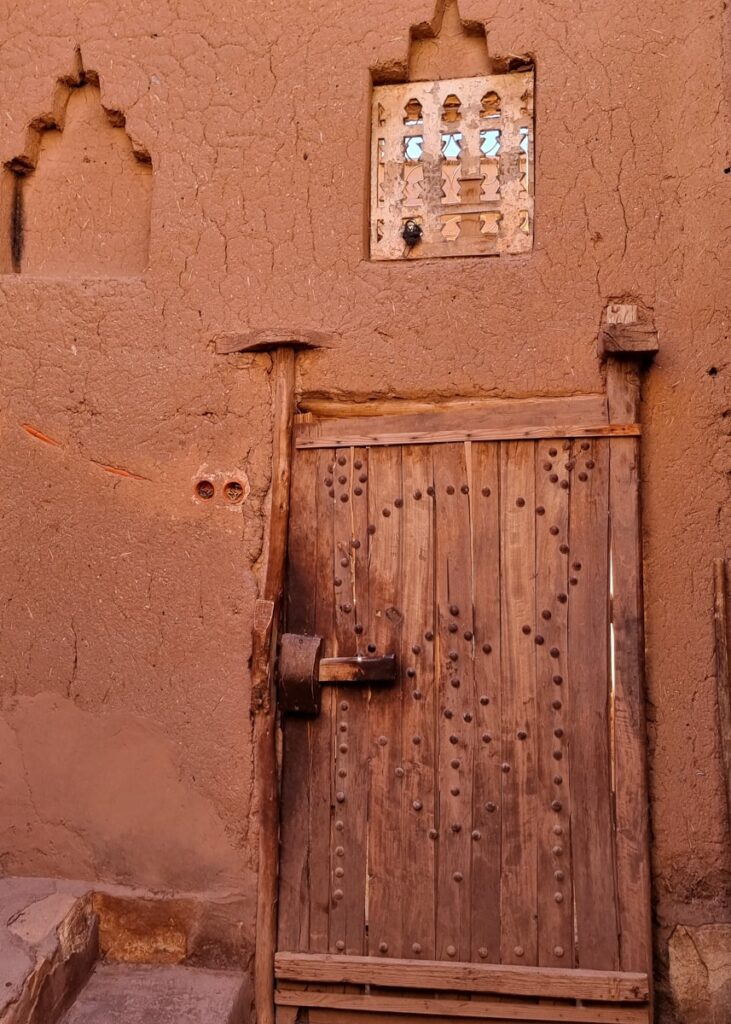 An old door in Ait Ben Haddou.