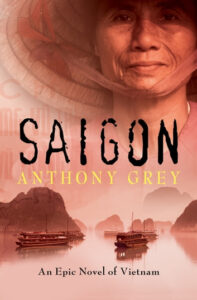 Cover photo of Saigon. An excellent fiction book about Vietnam.